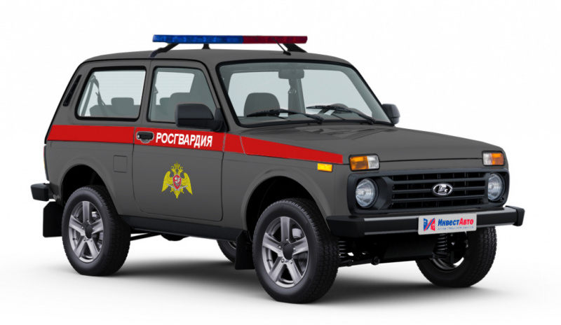 Оперативно-служебный автомобиль Росгвардии на базе Lada Niva Legend (3 дв.)