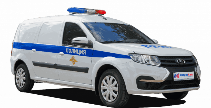 Оперативно-служебный автомобиль МВД на базе Lada Largus, фургон
