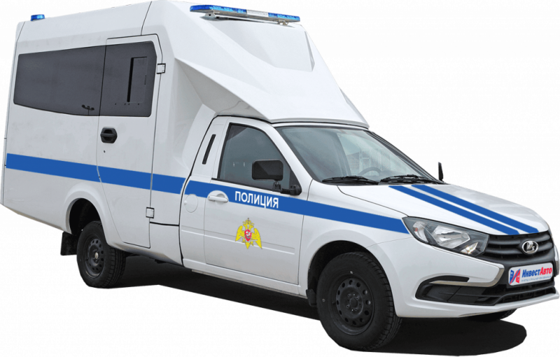 Оперативно-служебный автомобиль на базе ВИС 2349 Granta с композитным кузовом