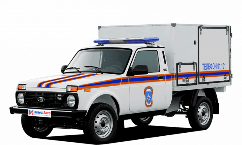 Аварийно-спасательный автомобиль на базе ВИС 2346 Niva