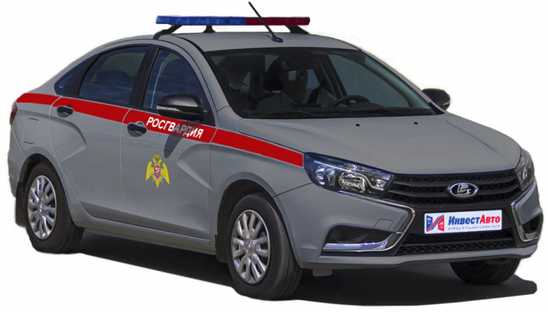Оперативно-служебный автомобиль Росгвардии на базе Lada Vesta