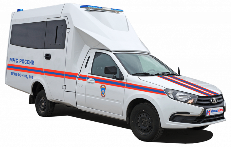 Аварийно-спасательный автомобиль на базе ВИС 2349 Extra с композитным кузовом