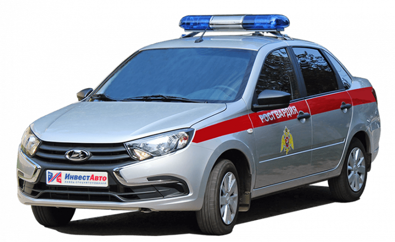 Оперативно-служебный автомобиль Росгвардии на базе Lada Granta