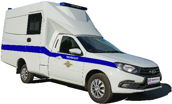 Комплекс обеспечения безопасности дорожного движения на базе ВИС 2349 с композитным фургоном